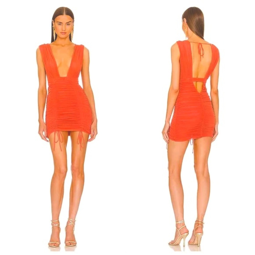 x REVOLVE Coen Mini Dress in Orange - Used